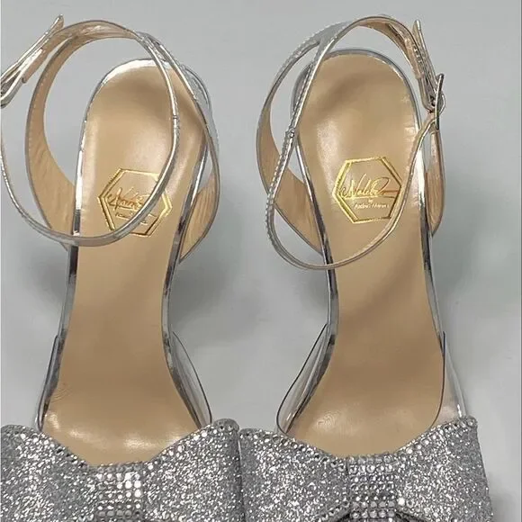 Nalebe Stories Through Seasons Diamante Bow Pumps size 38.5